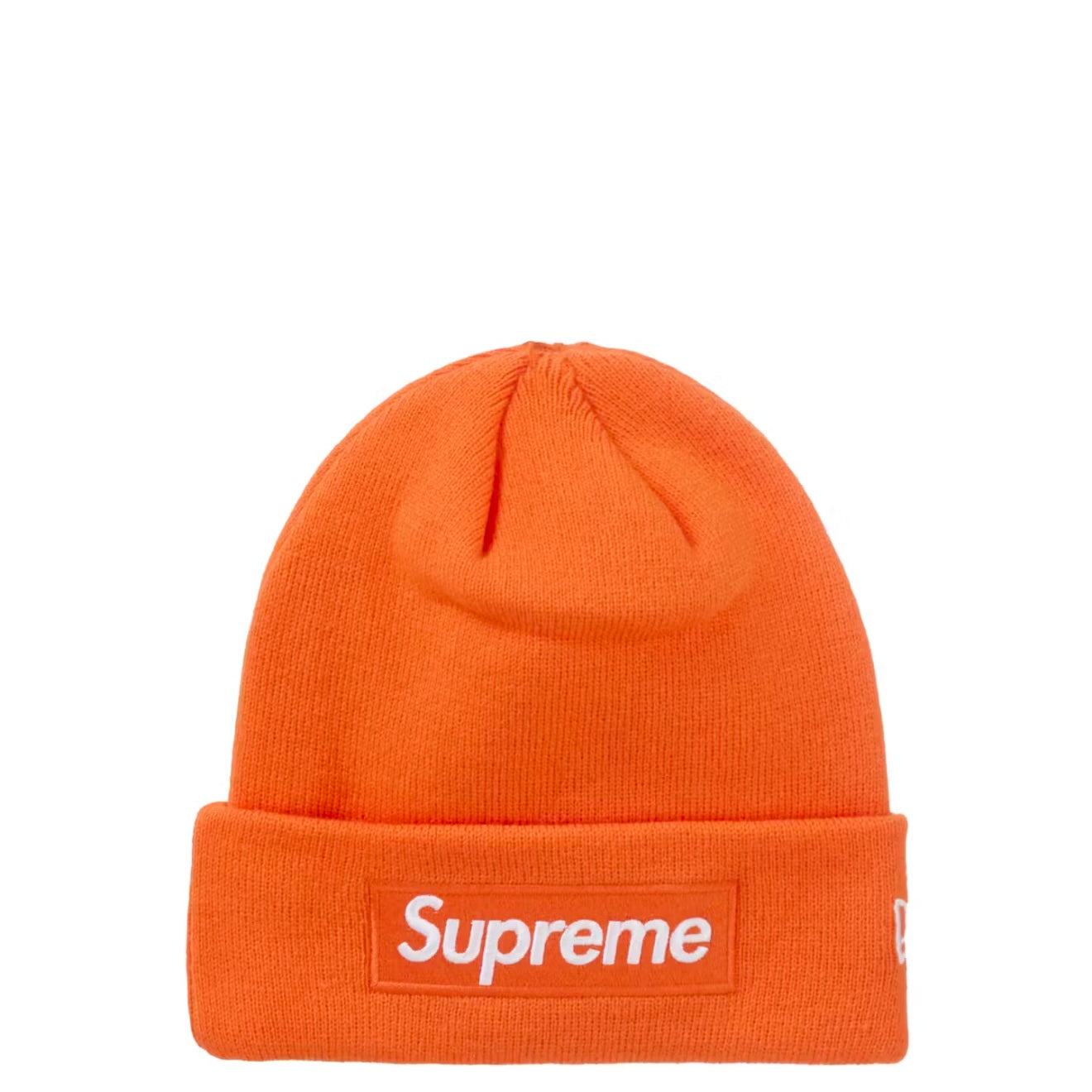 Beanie Supreme New Era Box Logo Dark Orange (FW24)