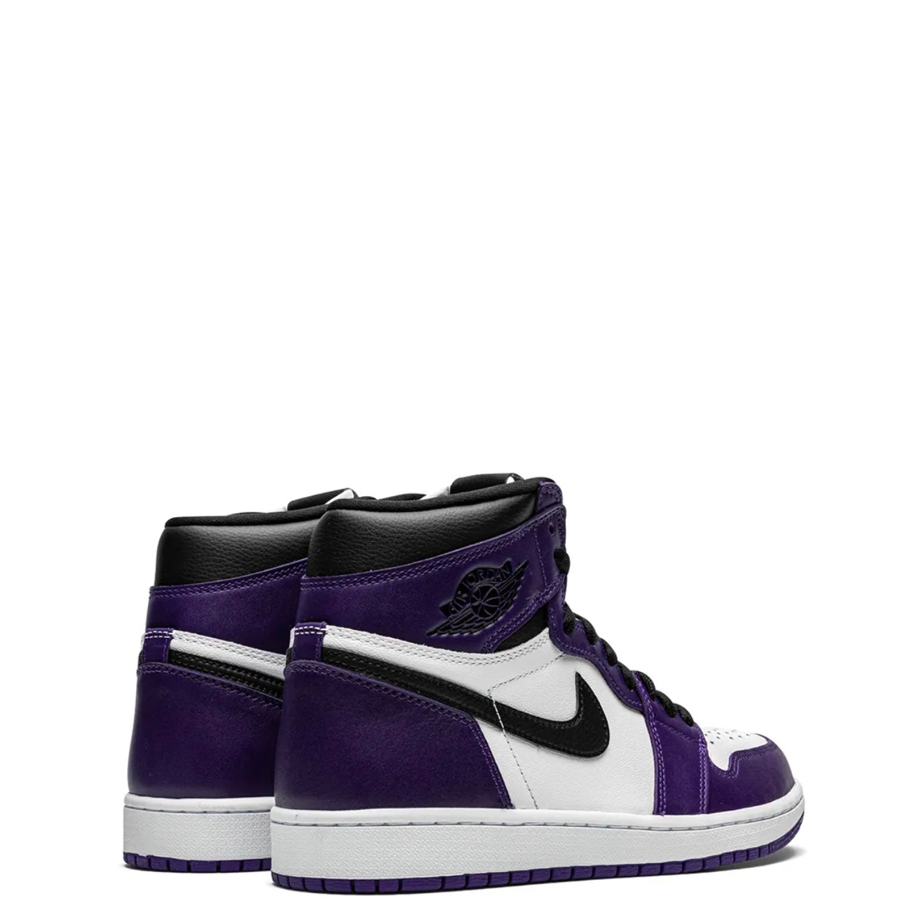 Air Jordan One Retro High Court Purple And White