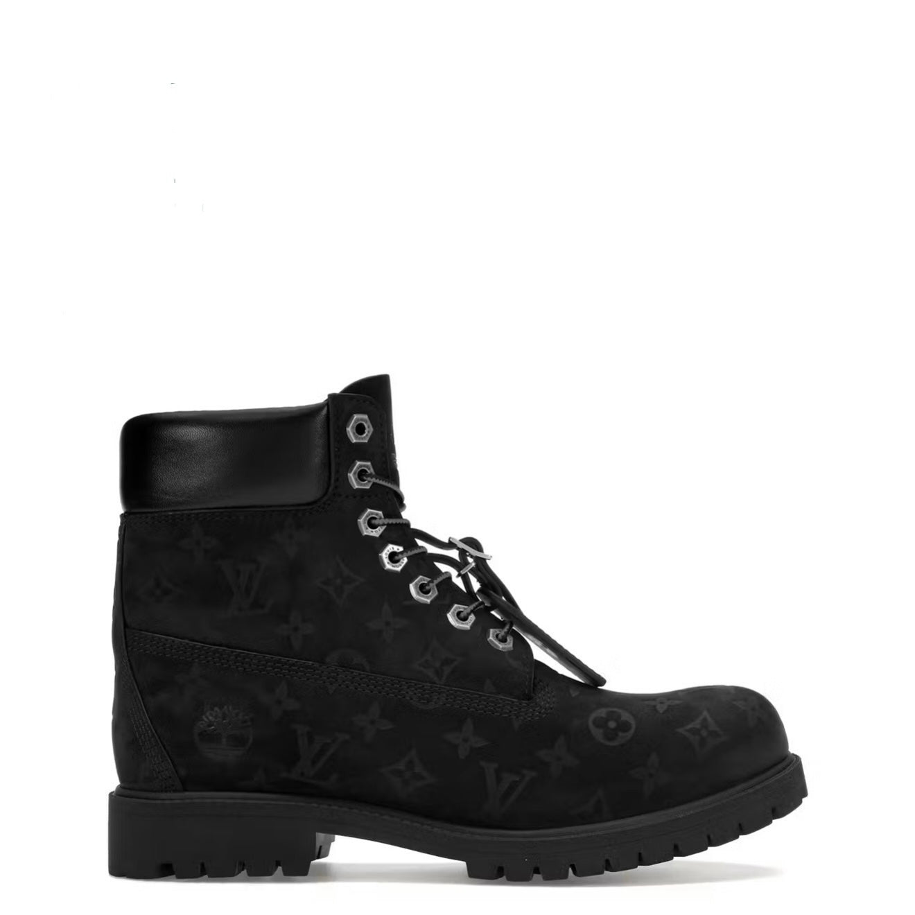 Stivale Stringato Impermeabile Timberland Premium 6-Inch Per Louis Vuitton, Nero