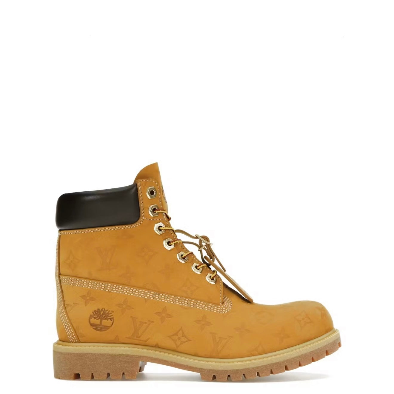 Stivale Stringato Impermeabile Timberland Premium 6-Inch Per Louis Vuitton, Beige