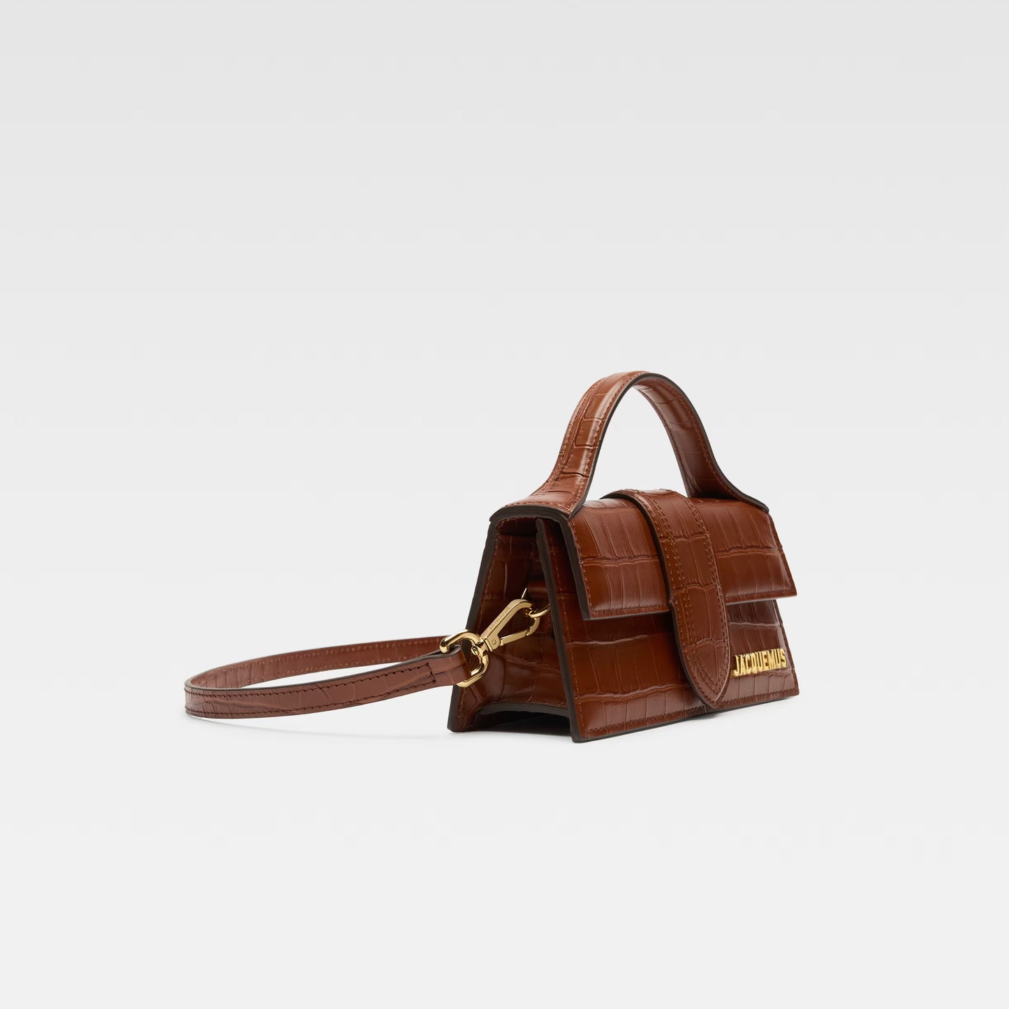 Jacquemus Le Bambino Brown Crocodile