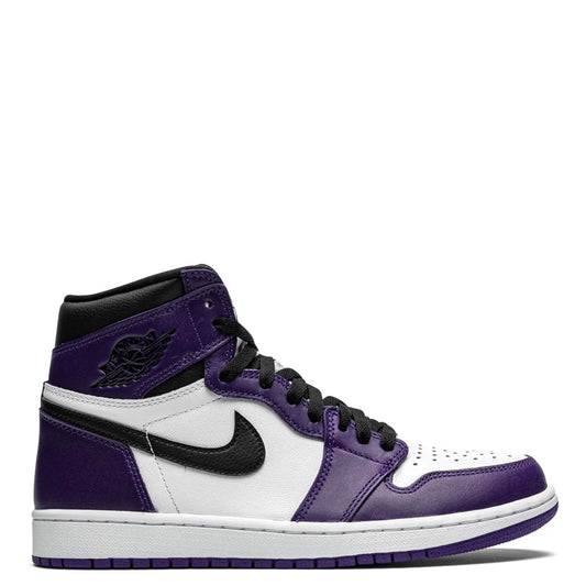 Air Jordan One Retro High Court Purple And White