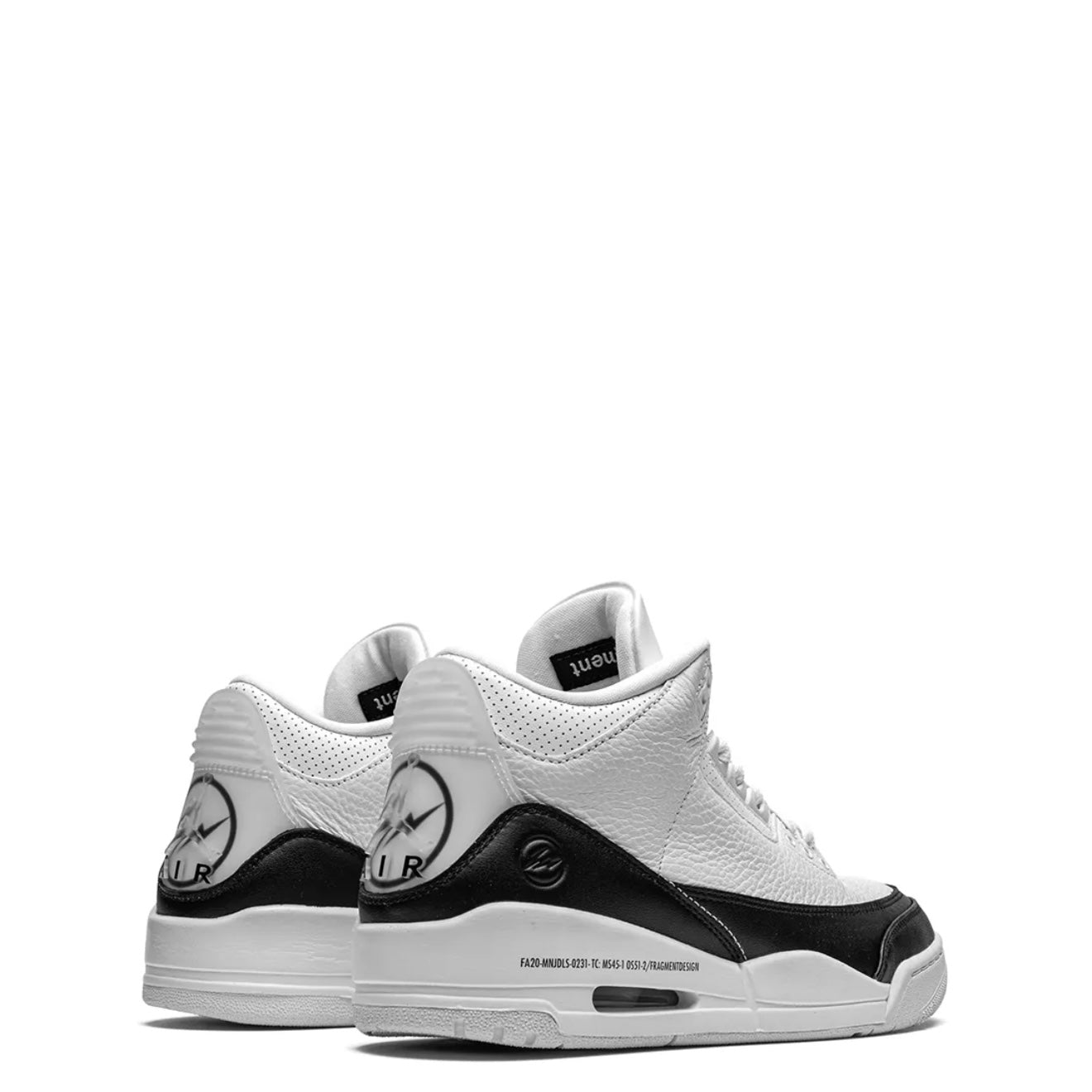 Air Jordan 3 Per Fragment White And Black