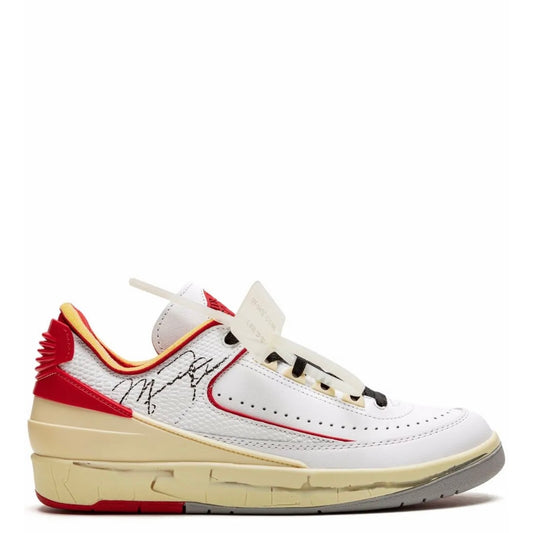 Air Jordan 2 Retro Low SP Off-White Red And White
