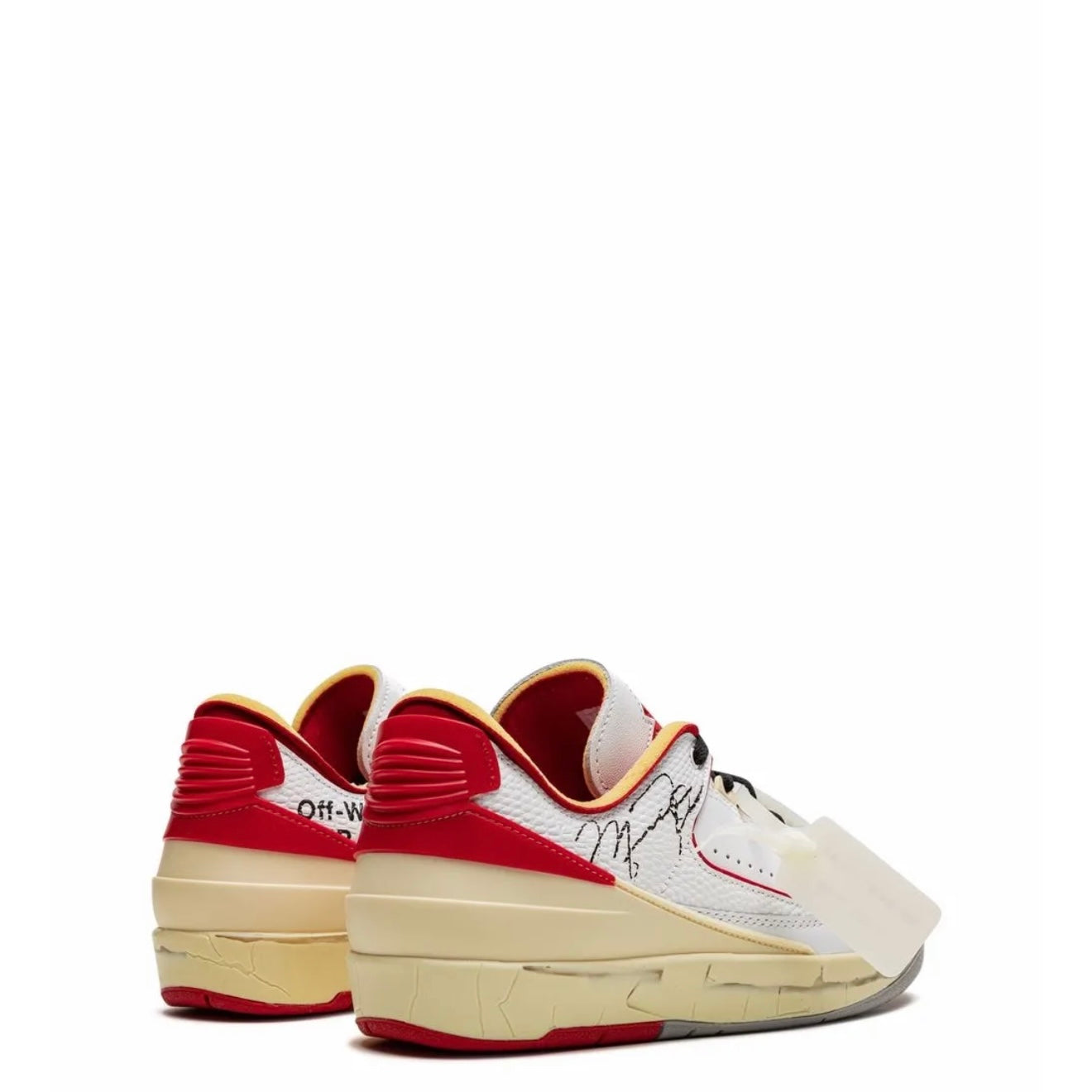 Air Jordan 2 Retro Low SP Off-White Red And White