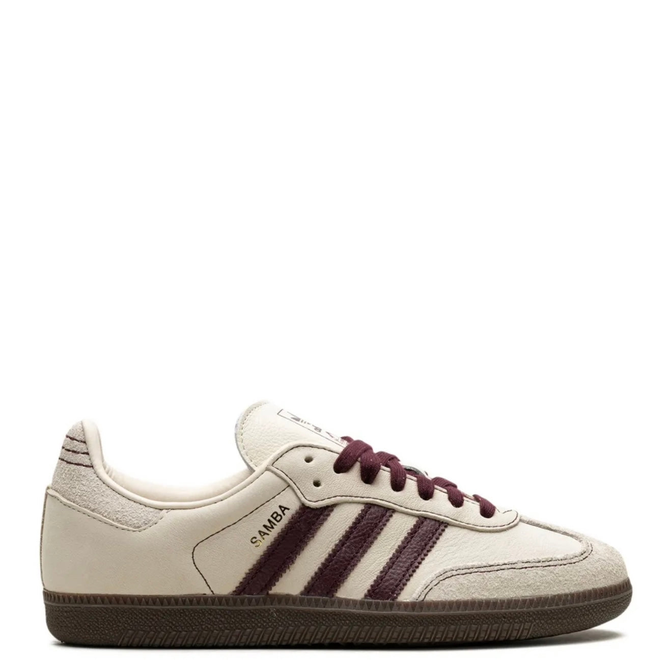 Adidas Samba OG Wonder White And Maroon
