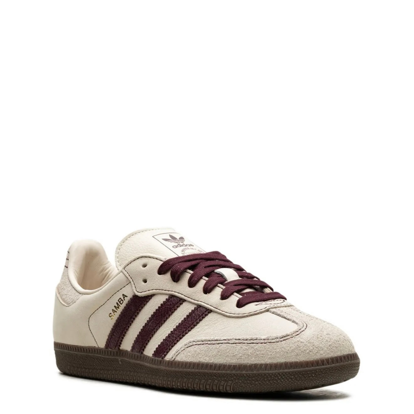 Adidas Samba OG Wonder White And Maroon