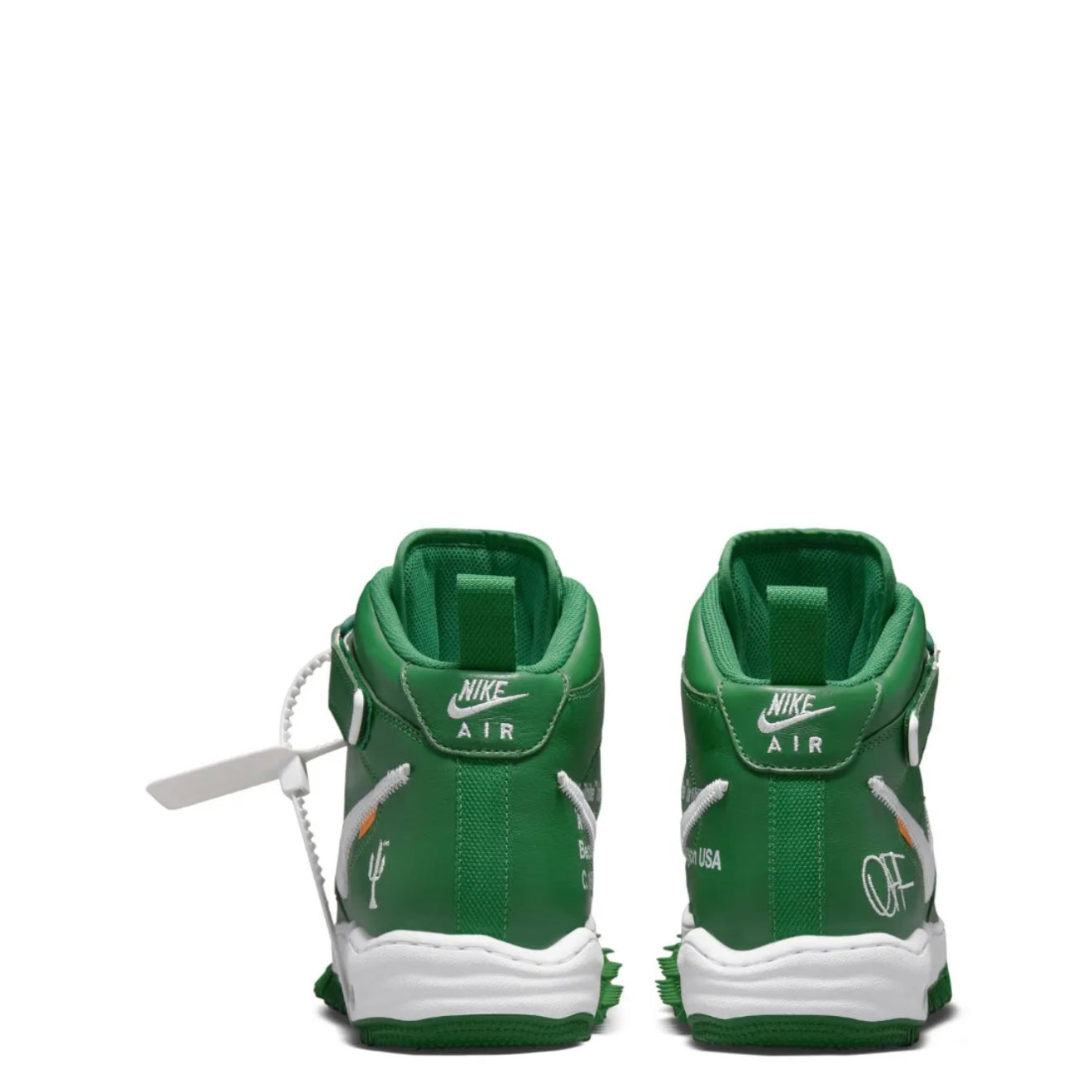 Nike Air Force One Mid Off-White Pine Green