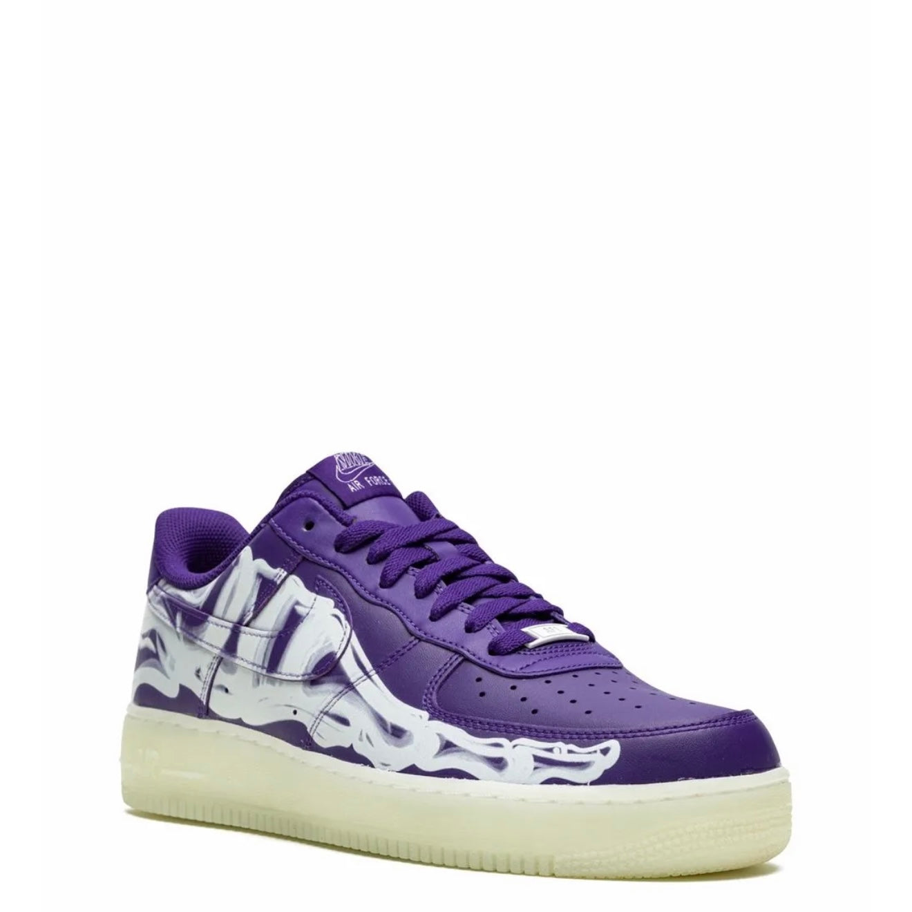Nike Air Force One Low Purple Skeleton Halloween (2021)
