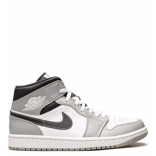 Air Jordan 1 Mid Light Smoke And Grey Anthracite