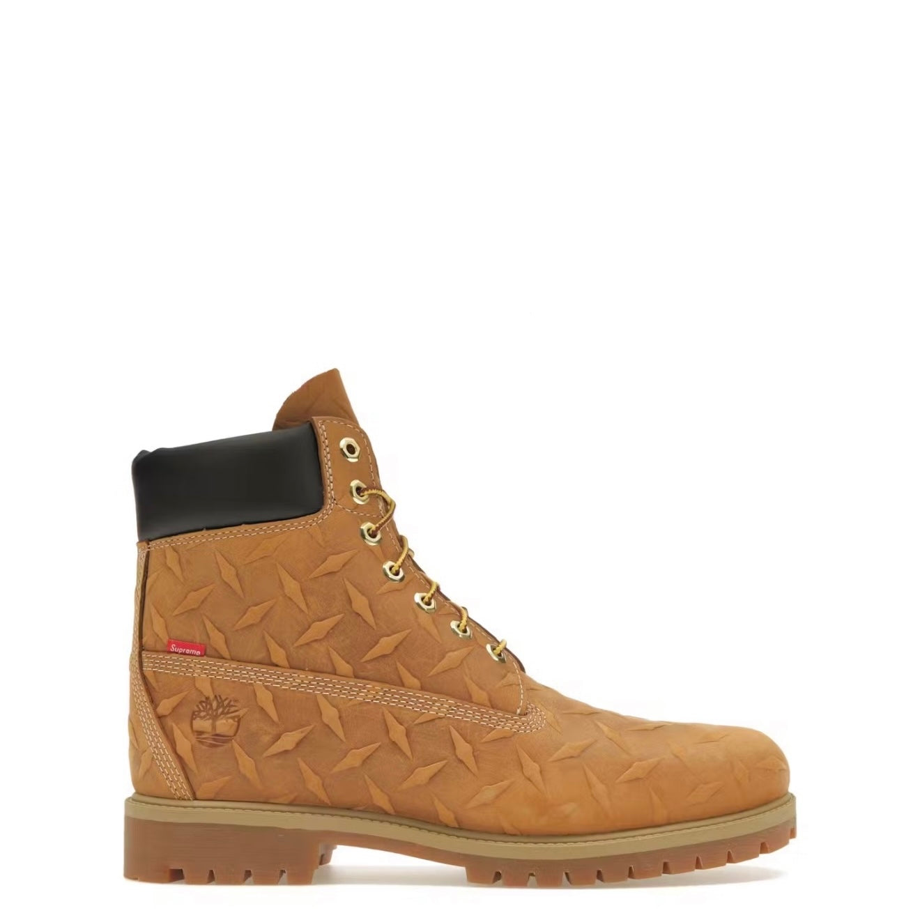 Stivale Stringato Impermeabile Timberland Premium 6-Inch Diamond Plate Avena Per Supreme