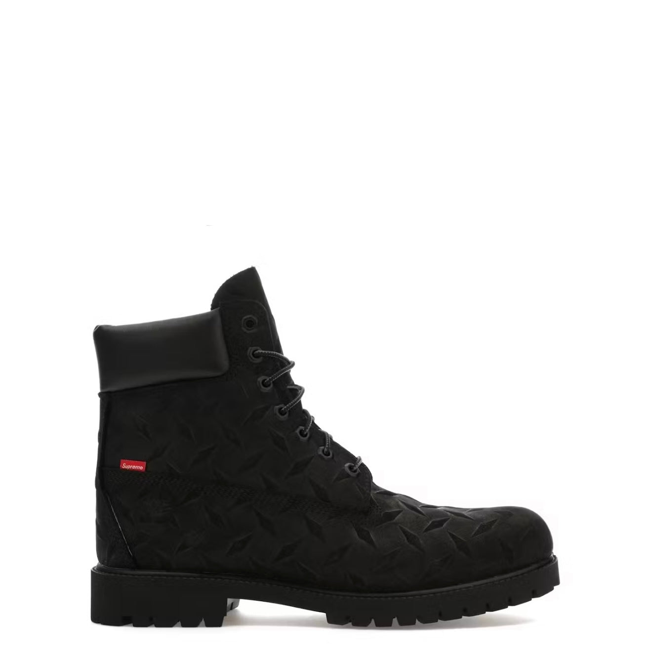 Stivale Stringato Impermeabile Timberland Premium 6-Inch Diamond Plate Black Per Supreme
