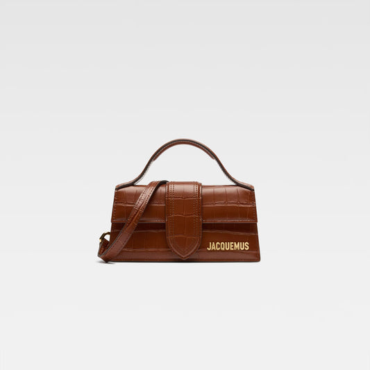 Jacquemus Le Bambino Brown Crocodile